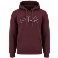 FILA "Zack" Retro Hoodie Herren Kapuzen Sweatshirt LMSPM008-Tawny-Port