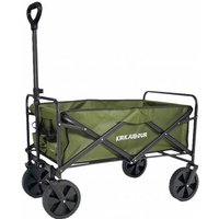 KIRKJUBØUR® "Edda" faltbarer Bollerwagen grün