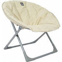 BIXENTE faltbarer Lounge Klappsessel creme