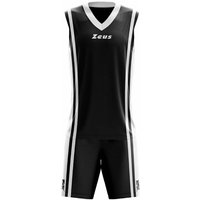 Zeus Kit Bozo Basketball Trikot + Shorts 2-tlg. nero/bianco