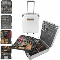 ANDIARBEIT® "Alleskönner" Werkzeugkoffer Trolley 1000-tlg. silber