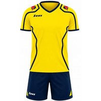 Zeus Kit Volley Fauno Herren Trikot + Shorts Uomo blu/giallo — Bild 1