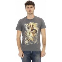 TRUSSARDI Action Herren Rundhals Conqueror T-Shirt Grau 2AT08F002