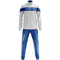 Zeus Tuta Apollo Herren Trainingsanzug Weiß Blau — Bild 1