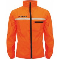 Zeus Herren reflektierende Laufjacke orange