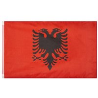 Albanien Flagge MUWO "Nations Together" 90 x 150 cm
