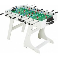 MUWO "Mondial" Indoor faltbarer Tischkicker weiß