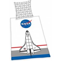 NASA Bettwäsche Set 135 x 200 cm + 80 x 80 cm Baumwolle 4006891966636