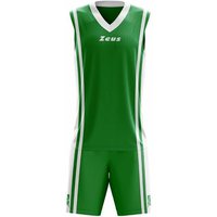 Zeus Kit Bozo Basketball Trikot + Shorts 2-tlg. verde/bianco