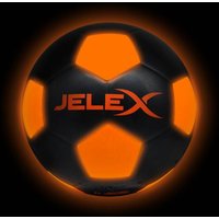 JELEX "Neon" LED Leucht Fußball schwarz/orange