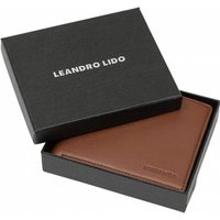 LEANDRO LIDO Classic Brieftasche braun
