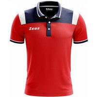 Zeus Vesuvio Herren Polo-Shirt navy rot