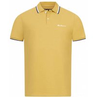 BEN SHERMAN Twin Tipped Herren Polo-Shirt 0076270N-SUNFLOWER