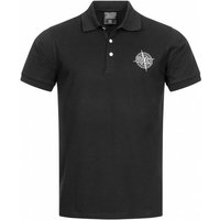 GOGLAND "Noshak" Herren Polo-Shirt schwarz
