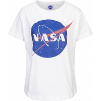 NASA Circle Logo Damen T-Shirt TMLTS007WHT — Bild 1