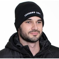 LEANDRO LIDO "Callata" Beanie Wintermütze schwarz