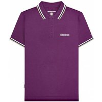 Lambretta Triple Tipped Herren Polo-Shirt SS1650-WB-WHT-NVY-C