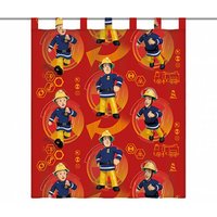 Feuerwehr Sam Vorhang 140 x 160 cm 6670221001215