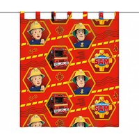 Feuerwehr Sam Vorhang 140 x 160 cm 6670236001215