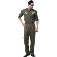 Pilot Kampfjet Kostüm "Air Force" MIESEPETER® grün