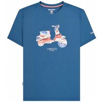 Lambretta Scooter Flag Tee Herren T-Shirt SS1208-DK BLUE