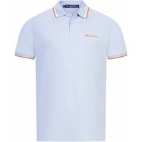 BEN SHERMAN Twin Tipped Herren Polo-Shirt 0076270N-PALEBLUE