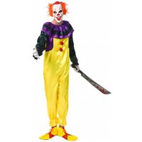Horror Clown Jumpsuit Herren Kostüm "Grimmface" MIESEPETER®