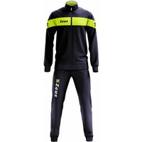 Zeus Tuta Apollo Herren Trainingsanzug Navy Neon Gelb