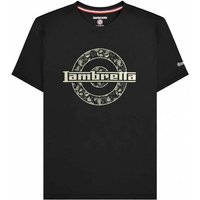 Lambretta Paisley Target Tee Herren T-Shirt SS1011-BLK
