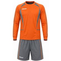 Zeus Kit Brazil Herren Trikot-Set 2-teilig arancio/grigio
