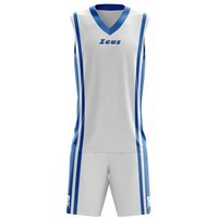 Zeus Kit Bozo Basketball Trikot + Shorts 2-tlg. bianco/royal