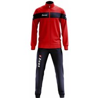 Zeus Tuta Apollo Herren Trainingsanzug Rot Navy