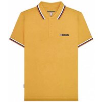 Lambretta Triple Tipped Herren Polo-Shirt SS1650-GOLD-W-N-C