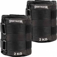SPORTINATOR Arm- & Bein-Gewichtsmanschetten 2 kg 2 Stück