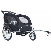 Øvre Eidfjord "Alpström" 2-in-1 Fahrradanhänger Kinderwagen schwarz