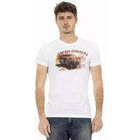 TRUSSARDI Action Herren Safari Cruisers T-Shirt Weiß 2AT02B001