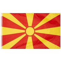 Nordmazedonien Flagge MUWO "Nations Together" 90 x 150 cm