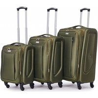 VERTICAL STUDIO "Tromso" 20" 24" 28" Stoffkoffer 3er-Set grün