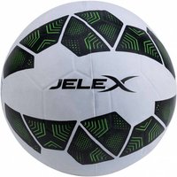 JELEX Bolzplatzheld Gummi Fußball schwarz-weiß