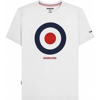 Lambretta Target Tee Herren T-Shirt SS3846-WHITE