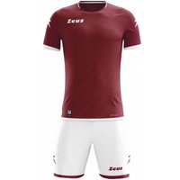 Zeus Icon Tor Teamwear Set Trikot mit Shorts rot weiß
