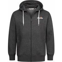 ellesse Klemerio Full Zip Herren Kapuzen Sweatjacke SOP23857-Dk Grey