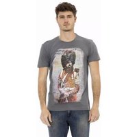 TRUSSARDI Action Herren Real Man T-Shirt Grau 2AT04004