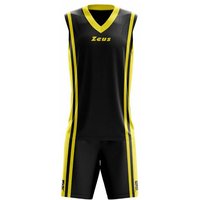 Zeus Kit Bozo Basketball Trikot + Shorts 2-tlg. Nero/giallo