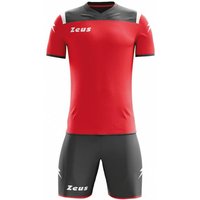 Zeus Kit Vesuvio Trikot-Set 2-teilig Rot Grau