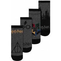 Harry Potter "Hogwarts Mix" Herren Sneaker Socken 4 Paar 013332
