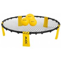 JELEX "Smash" Roundnet 6er-Set mit 3 Bällen gelb