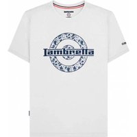 Lambretta Paisley Target Tee Herren T-Shirt SS1011-WHITE