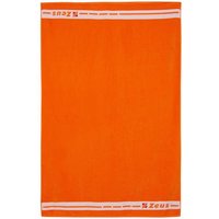 Zeus Badehandtuch Baumwolle 155 x 100 cm orange