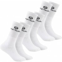 Sergio Tacchini Unisex Tennissocken 3 Paar weiß 93230832